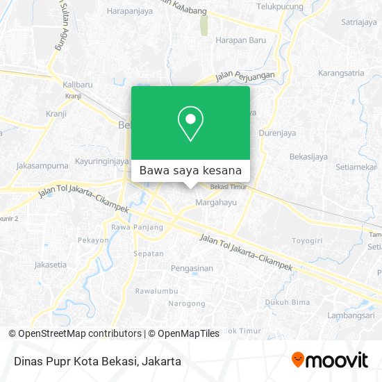 Peta Dinas Pupr Kota Bekasi