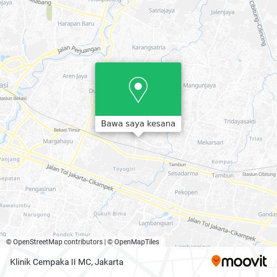 Peta Klinik Cempaka II MC
