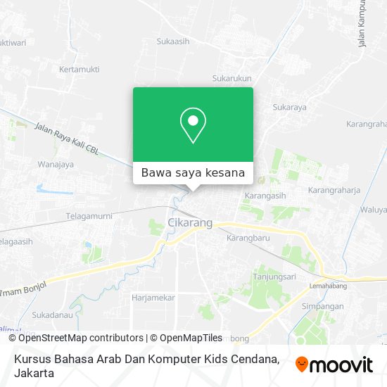 Peta Kursus Bahasa Arab Dan Komputer Kids Cendana