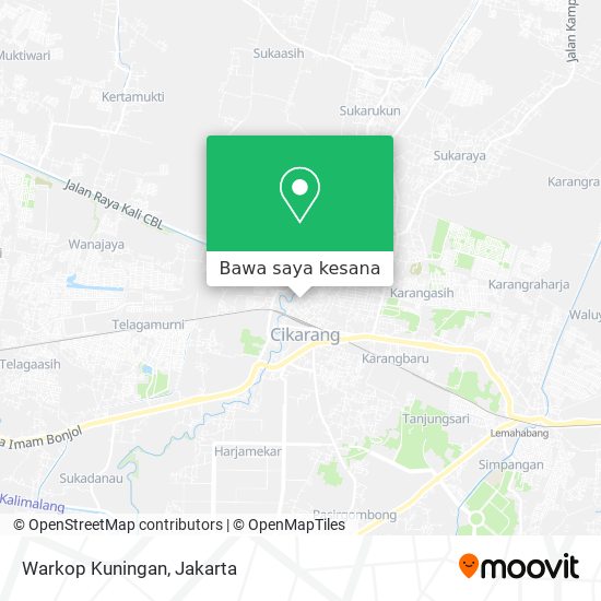 Peta Warkop Kuningan