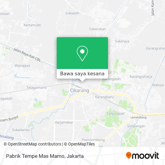 Peta Pabrik Tempe Mas Mamo