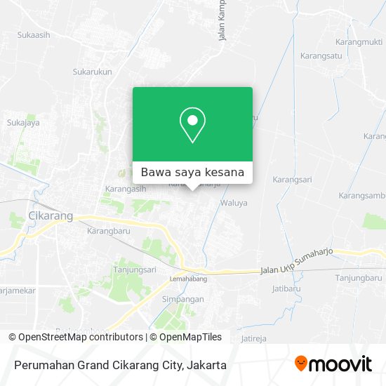 Peta Perumahan Grand Cikarang City