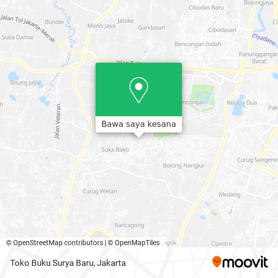 Peta Toko Buku Surya Baru