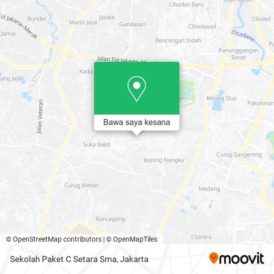 Peta Sekolah Paket C Setara Sma