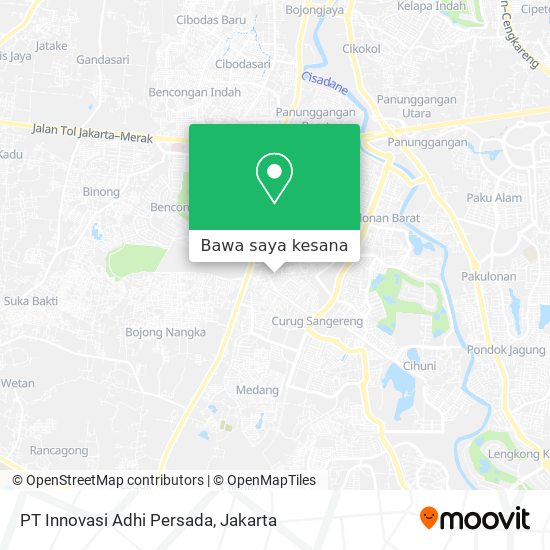 Peta PT Innovasi Adhi Persada