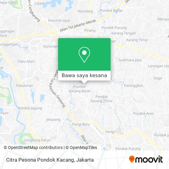 Peta Citra Pesona Pondok Kacang