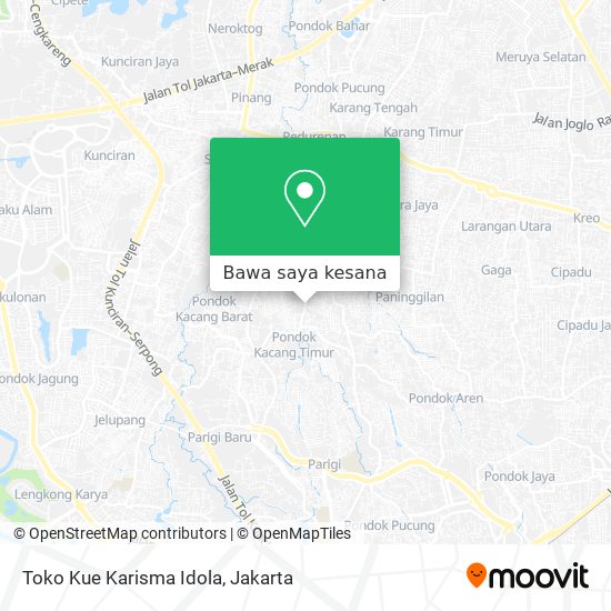 Peta Toko Kue Karisma Idola