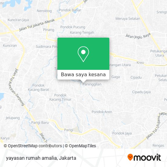 Peta yayasan rumah amalia