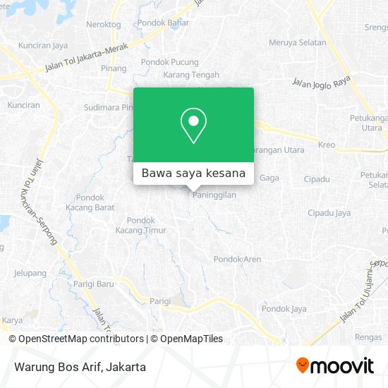 Peta Warung Bos Arif