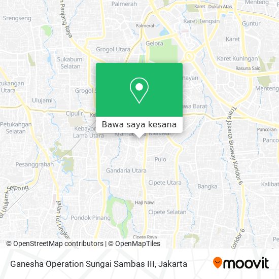 Peta Ganesha Operation Sungai Sambas III