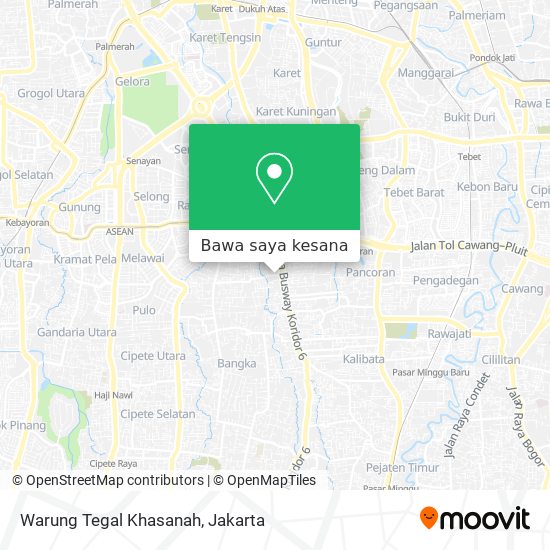 Peta Warung Tegal Khasanah