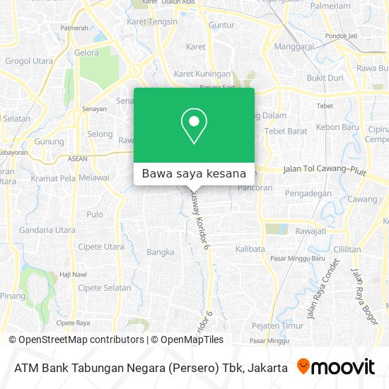 Peta ATM Bank Tabungan Negara (Persero) Tbk