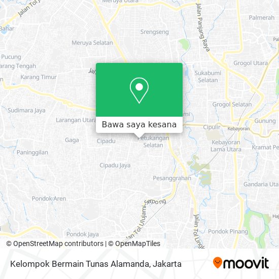 Peta Kelompok Bermain Tunas Alamanda