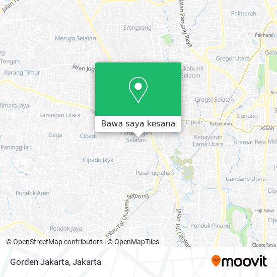 Peta Gorden Jakarta