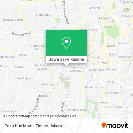 Peta Toko Kue Mama Zidane