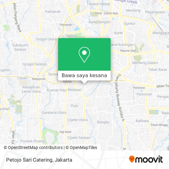 Peta Petojo Sari Catering