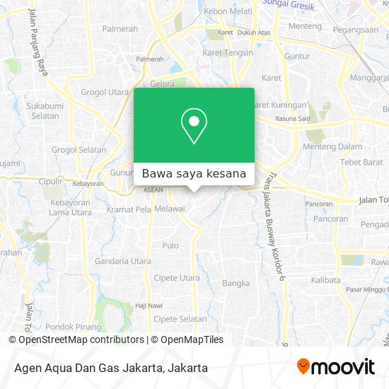 Peta Agen Aqua Dan Gas Jakarta