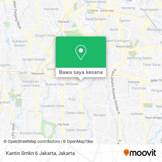 Peta Kantin Smkn 6 Jakarta