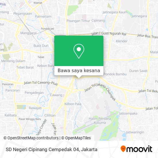 Peta SD Negeri Cipinang Cempedak 04