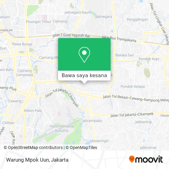 Peta Warung Mpok Uun