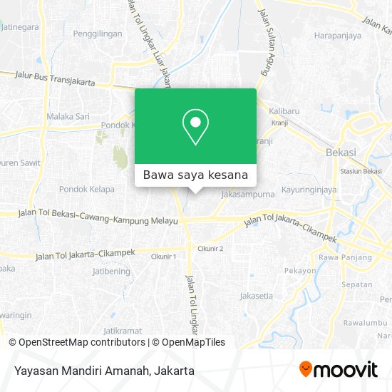 Peta Yayasan Mandiri Amanah