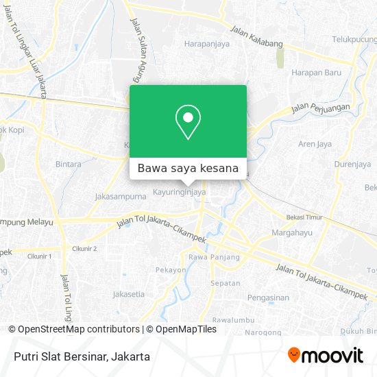 Peta Putri Slat Bersinar