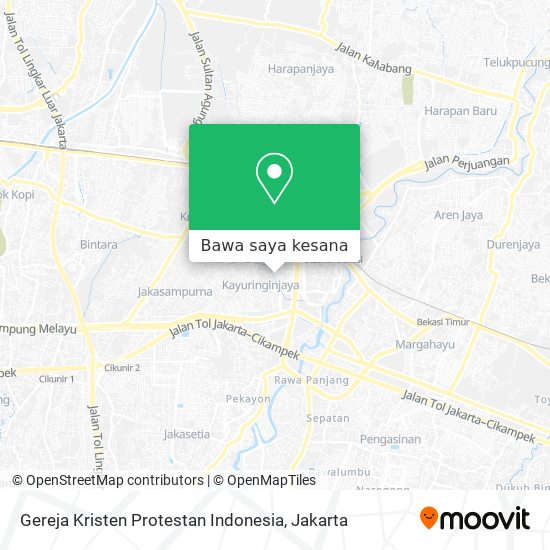 Peta Gereja Kristen Protestan Indonesia