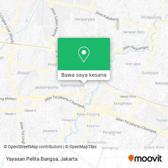 Peta Yayasan Pelita Bangsa