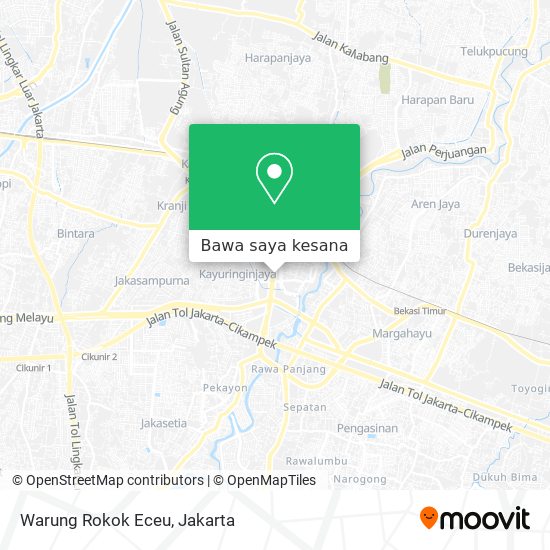 Peta Warung Rokok Eceu