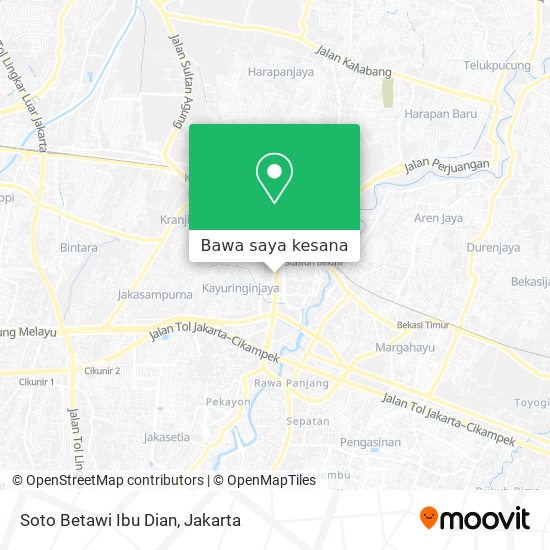 Peta Soto Betawi Ibu Dian