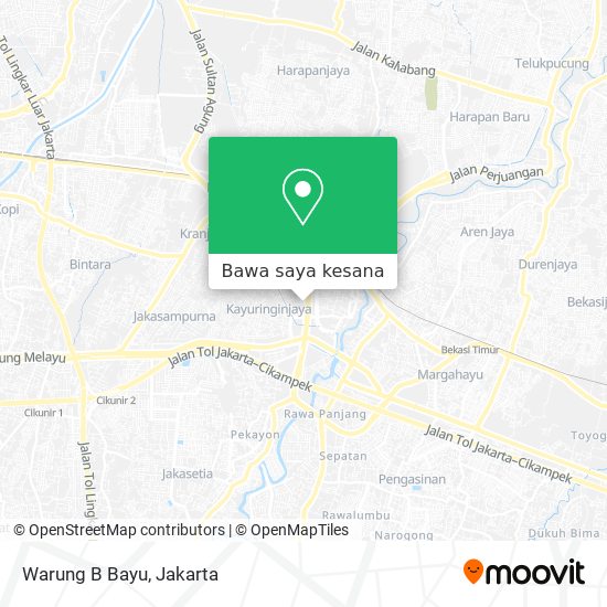 Peta Warung B Bayu