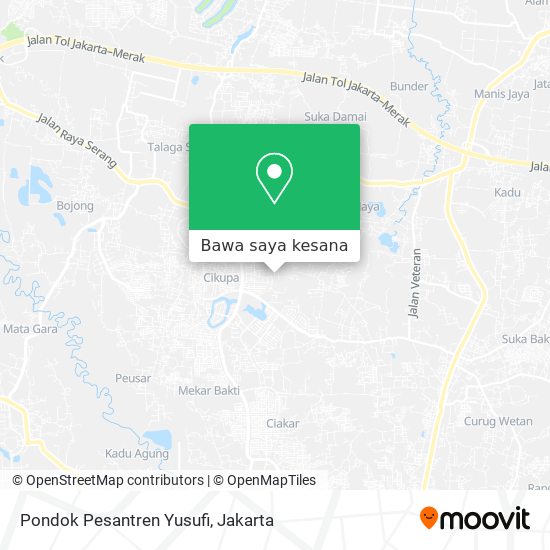 Peta Pondok Pesantren Yusufi