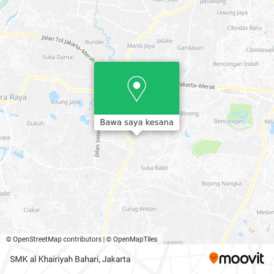 Peta SMK al Khairiyah Bahari