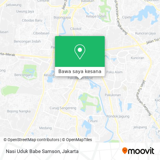 Peta Nasi Uduk Babe Samson