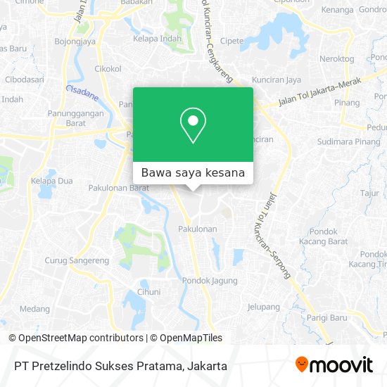 Peta PT Pretzelindo Sukses Pratama