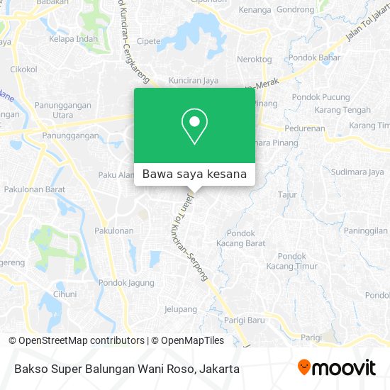 Peta Bakso Super Balungan Wani Roso