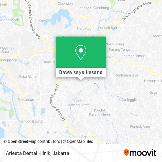 Peta Ariesta Dental Klinik