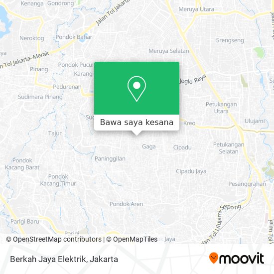 Peta Berkah Jaya Elektrik
