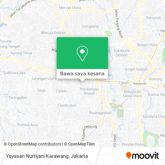 Peta Yayasan Nurtijani Karawang