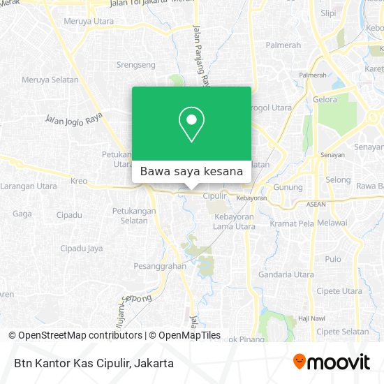 Peta Btn Kantor Kas Cipulir