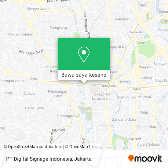 Peta PT Digital Signage Indonesia