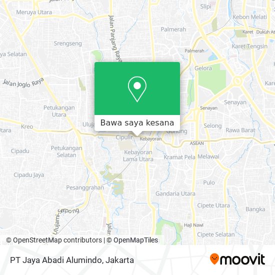 Peta PT Jaya Abadi Alumindo