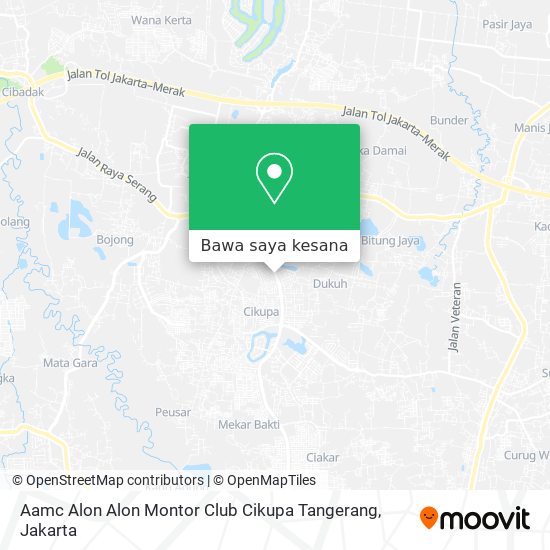 Peta Aamc Alon Alon Montor Club Cikupa Tangerang