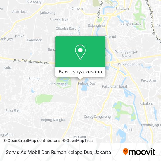 Peta Servis Ac Mobil Dan Rumah Kelapa Dua