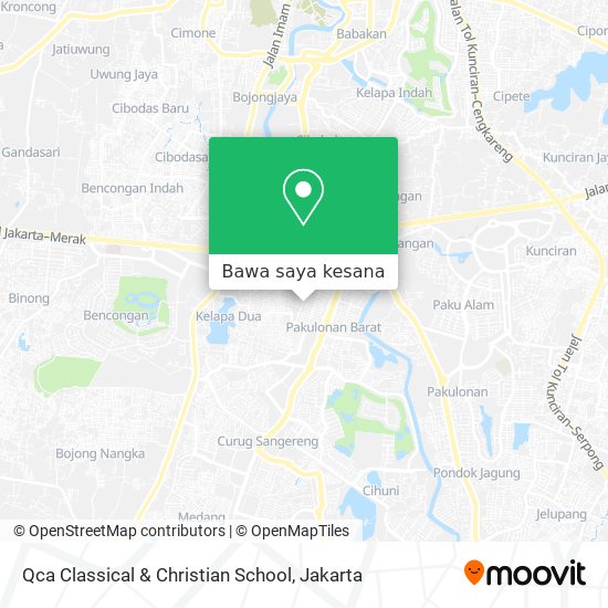 Peta Qca Classical & Christian School