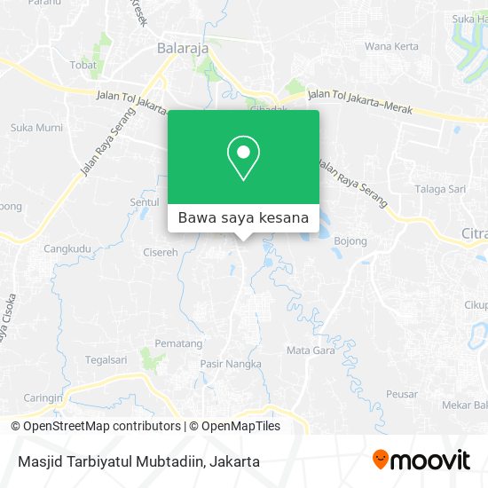Peta Masjid Tarbiyatul Mubtadiin