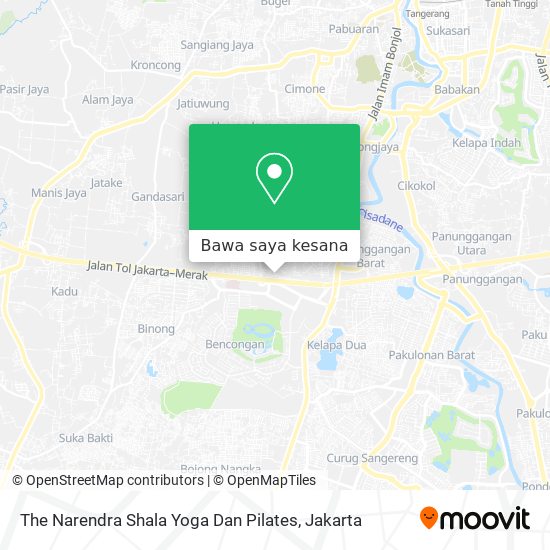 Peta The Narendra Shala Yoga Dan Pilates