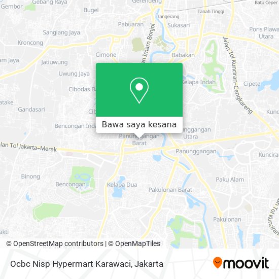 Peta Ocbc Nisp Hypermart Karawaci
