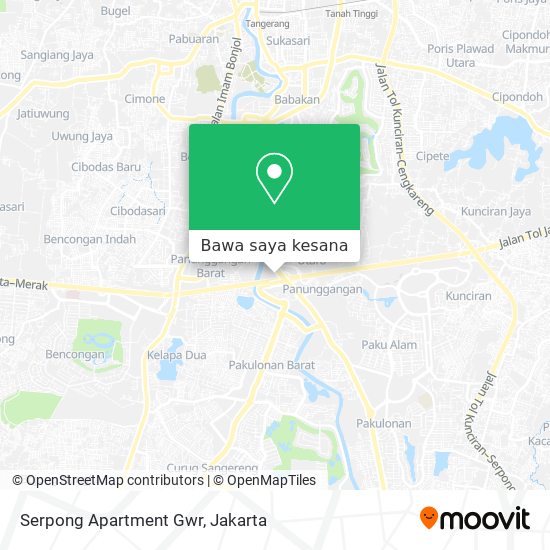 Peta Serpong Apartment Gwr