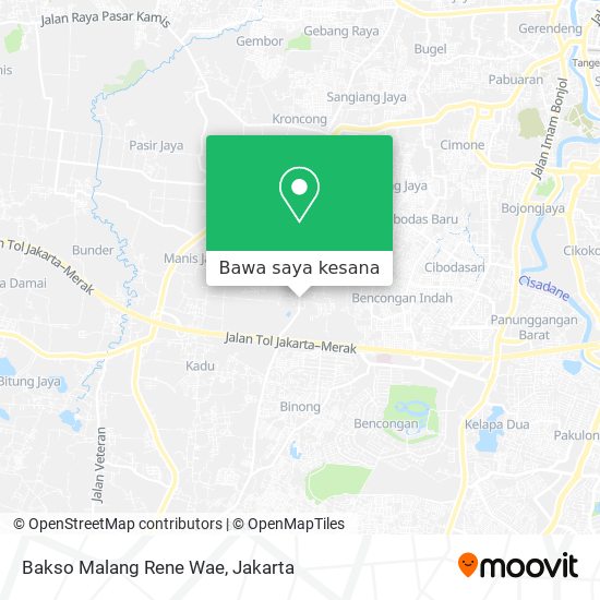 Peta Bakso Malang Rene Wae